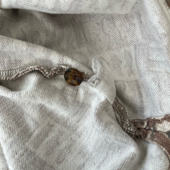 ❤️2/$30❤️[L]Woolrich Fishing Pattern Men's Brown Knit Polo Shirt - Picture 6 of 6